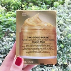 Mineral mud deep cleaning facial 24k gold magnetic mask OEM