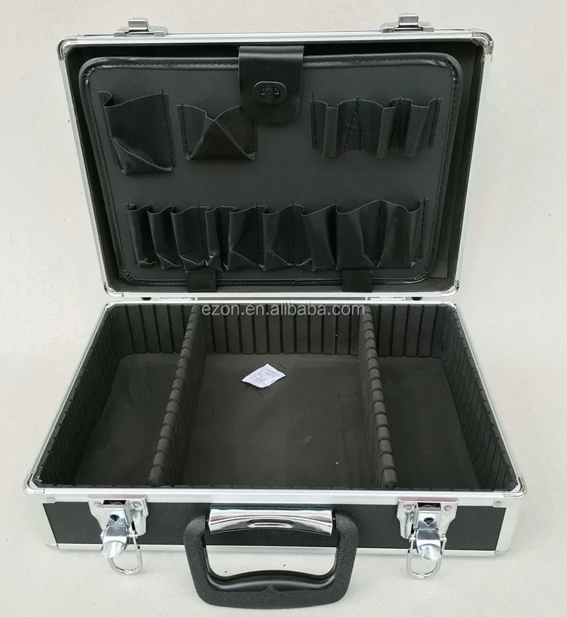 Portable aluminum toolbox, Professional Aluminum Tool Carrying Case,Aluminum Carrying Hardware Tool Case