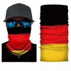 Custom German Flag Seamless Polyester Bandana