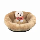 YangyangPet Wholesale Good Quality Pet Supplies Round Dog Bed Velvet For Puppy