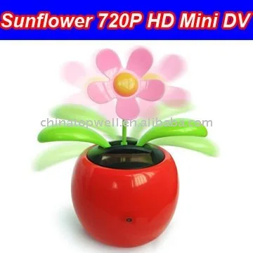2.0 Mega 720P HD Sunflower Shape Mini Camcorder 2.0 Mega 720P HD Sunflower Shape Mini Camcorder