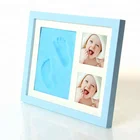 Newborn Baby Handprint And Footprint Picture Frame Kit / Baby Box Souvenir Gift
