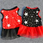 Cheap Beautiful Star Pattern Dog Dress for Pet