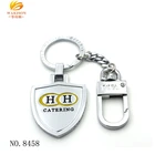 Factory custom metal emblem logo plate badge 3D keychain