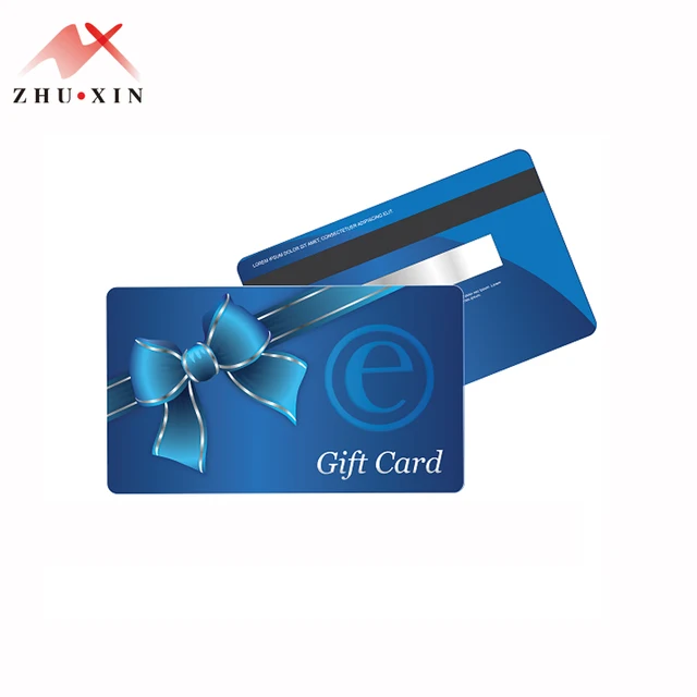 plastic gift and customer loyalty cards printing