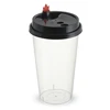 Self design injection pp clear plastic juice disposable drink cup