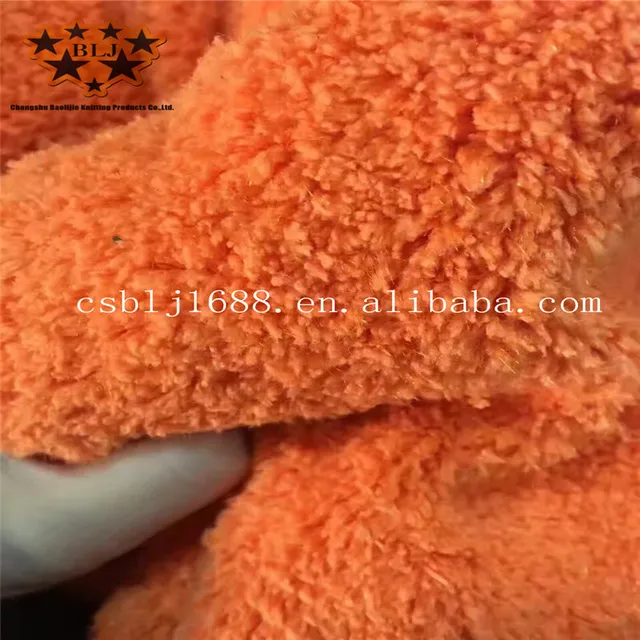 polyamide knitted microfiber coral fleece blend nylon scrub hard