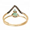 HYH hot selling 925 silver opal combination ring for women