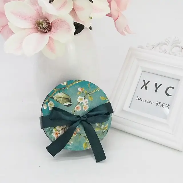 custom logo printed round jewellery packaging jewelry gift box