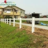 Widely used cheap 2 rails pvc vinyl horse fencing garden fence panels