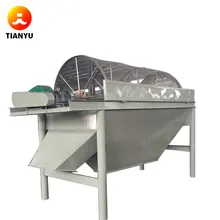 Portable rotary drum sand screening machine