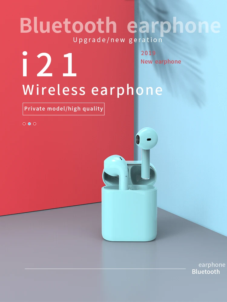 Shenzhen I120 I21 Tws Mini True Stereo Headset Headphone Twins Earbuds Wireless Earphone 5.0 - ANKUX.COM