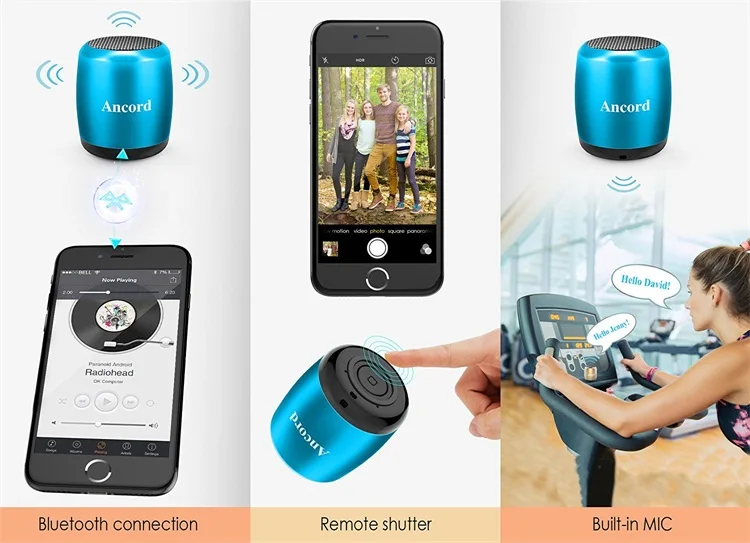 Music Speaker Girl Manual Portable Mini Speaker with Usb Charger - ANKUX.COM
