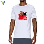 Wholesale Cheap Man Polyester Cotton Plain Blank White Sublimation Campaign Election T Shirt