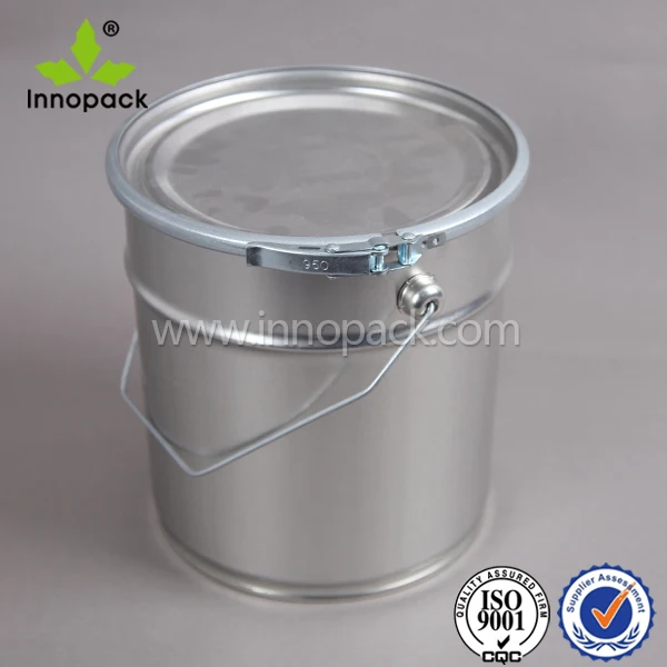 tin bucket with lid