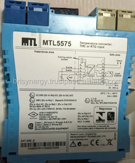 Mtl Mtl Temperature Converter Thc Or Rtd Input Genuine High Quality