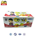 Popular Cartoon Packing Fruity CC Stick Candy in Box with Individually packaged