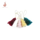 High quality new design 10CM dyed goose feather tree for Christmas party decoration