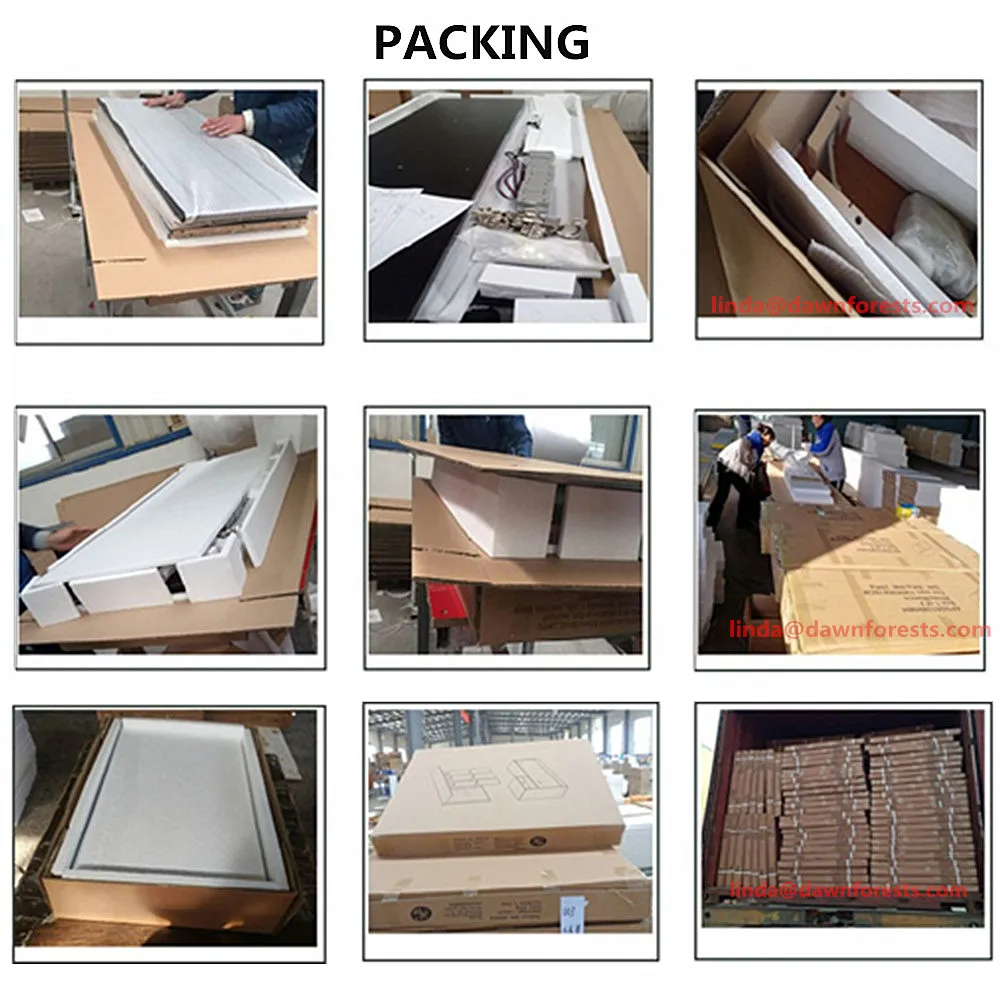 Living home furniture white brown color TV stand