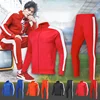 Professional OEM ODM Training Jogging Suits Design 100% Polyester Unisex Tracksuit Wholesale 4XS-5XL Kids Adults Sportswear
