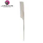 Styling Comb Stainless Steel Anti Static and Heat Resistant Tail Comb for Metal Combing