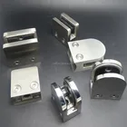 Stainless Steel Stair Handrail Clip, Railing Glass Clamp, Balustrade Fitting