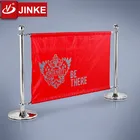 Hot Sale Advertising Banner Stand Adjustable Stainless Steel Stanchion