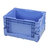 Heavy duty customized colour plastic collapsible box crate storage plastic foldable container