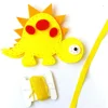 DIY Felt Animal Sewing Craft Kit (Yellow Dinosaur)