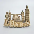 Quality MDF Wood Souvenirs 3D Custom Wooden Fridge Magnet