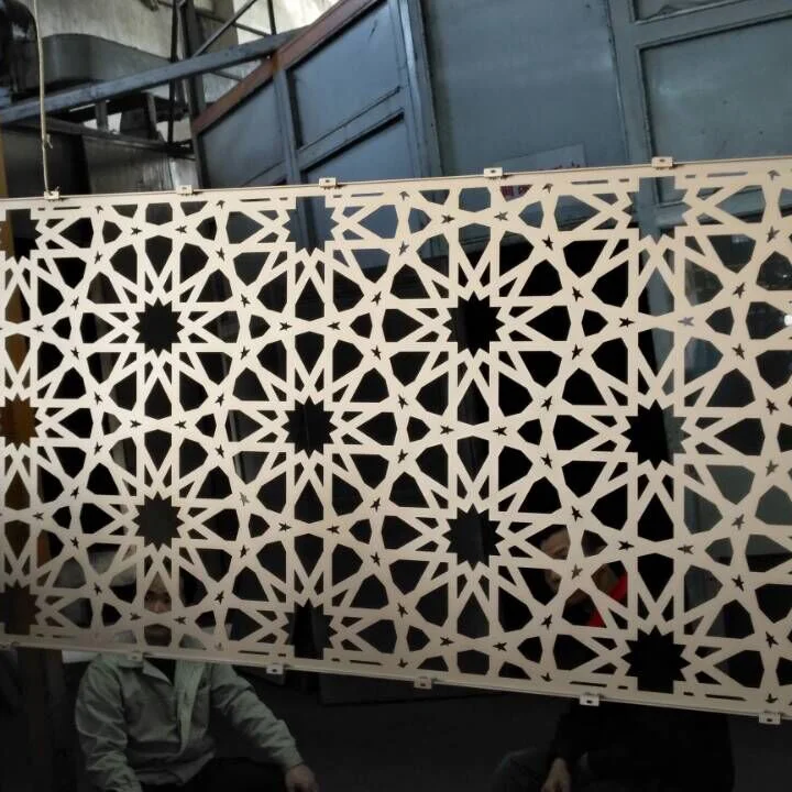 Metal Laser cut Perforated Wall Curtain Panel as Outdoor Facade & Curtain Wall