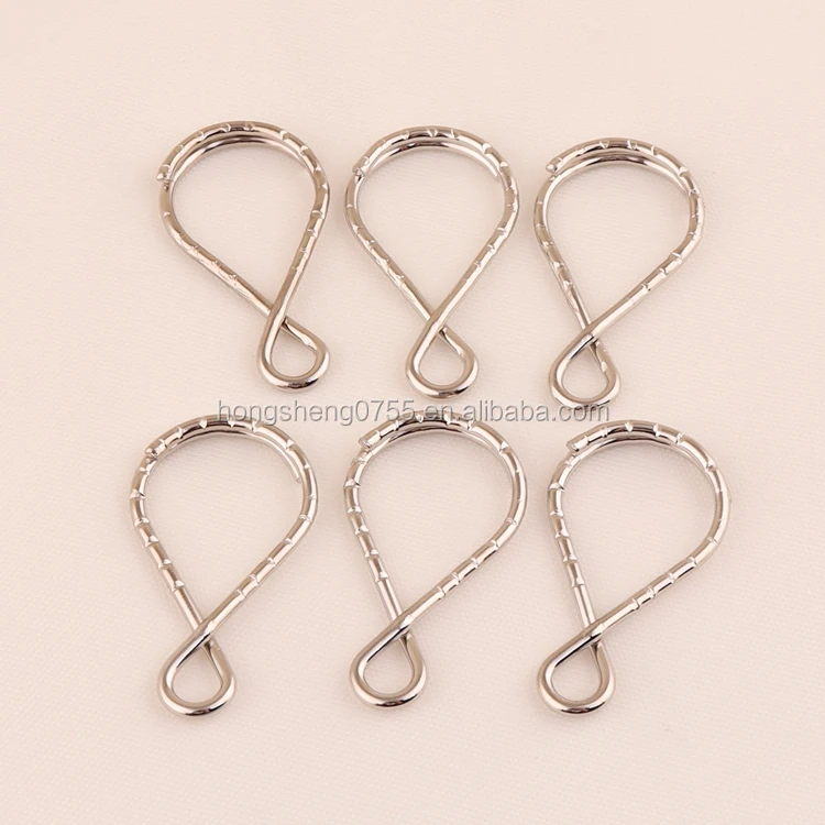 made 8 shaped metal split key ring blank for gifts keychain