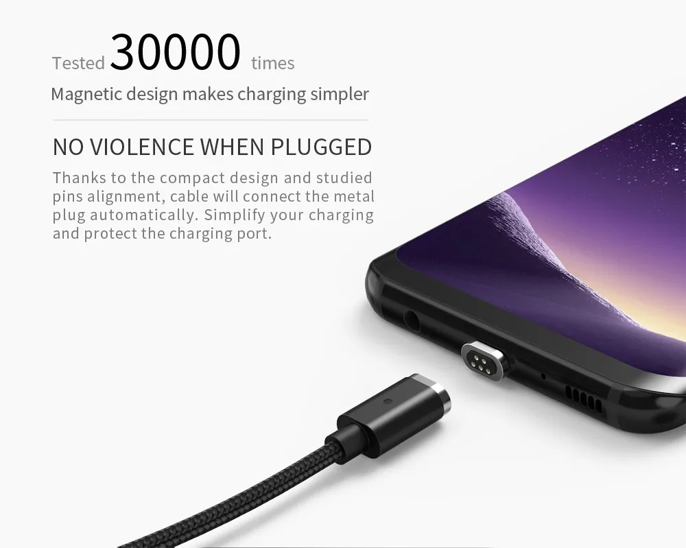 WSKEN MINI2 Magnetic USB Cable with micro USB type-c lighting For mobile phone - ANKUX.COM