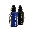 Business giveaways 3D mini wine bottle shaped keychain holder pvc rubber key chain from Chinese supplier