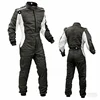 Unisex Two Layer Quilted Satin Racing Karting Suit Car Motorcycle Racing Club Exercise Clothing Overalls Stig Suit Waterproof