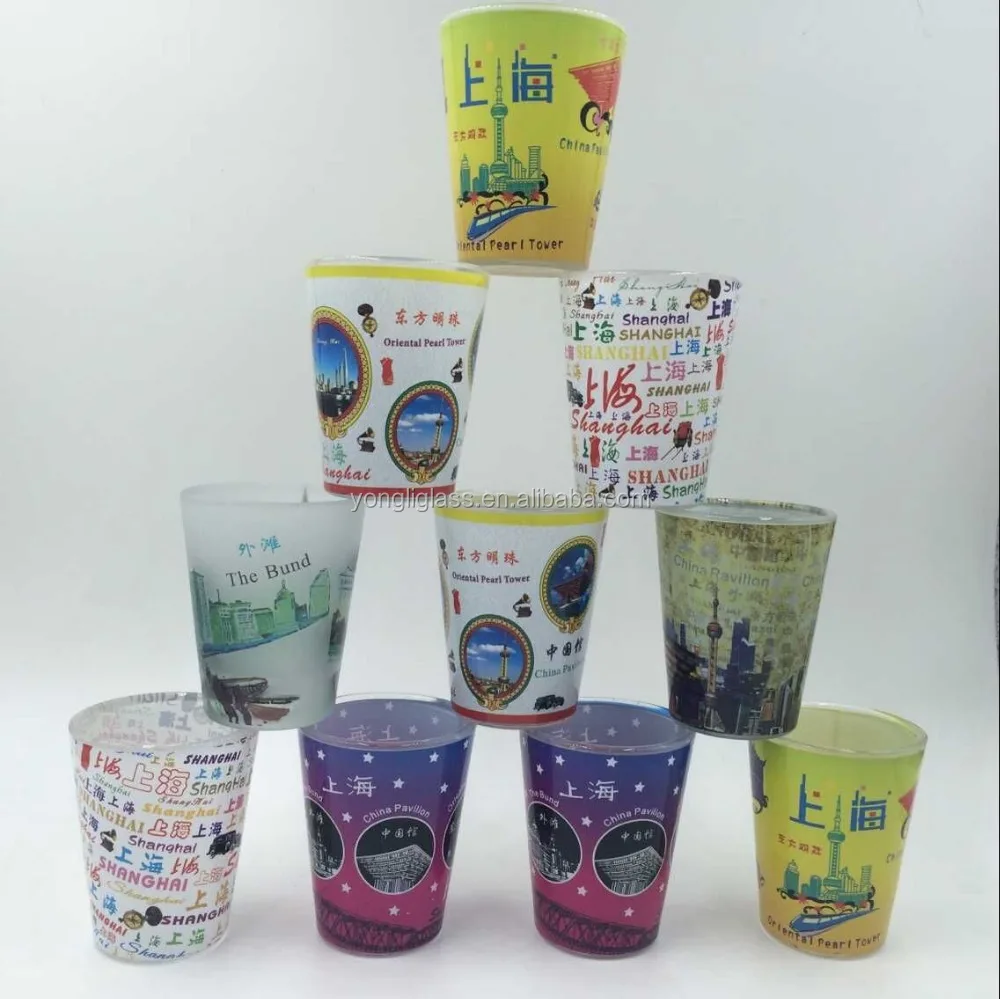 Wholesale High Quality Custom Shot Glasses / Souvenir Shot Glasses