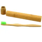 Hot products bamboo toothbrush round bamboo toothbrush rainbow bamboo toothbrush private label with fda