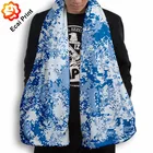 Soft hot sale sublimation custom made scarf and shawl with stripe