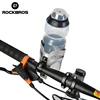 ROCKBROS Bicycle Bike Cycling Water Bottle Holder Cage Rack Aluminum Holder & Adjustable Equipment Mount Adapter HandleBar Clamp