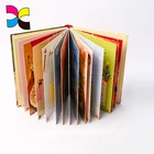 Custom size A5 design kids books wire binding printing service children story cardboard Book