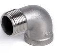 Stainless Steel Fittings Stainless Steel Banded Elbow Threaded Pipe Fittings