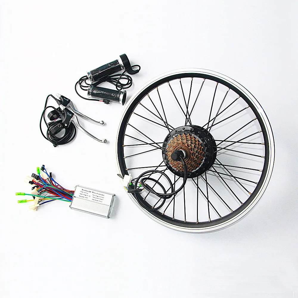 Inch Front Wheel Hub Motor Watt Electric Bike Conversion Kit