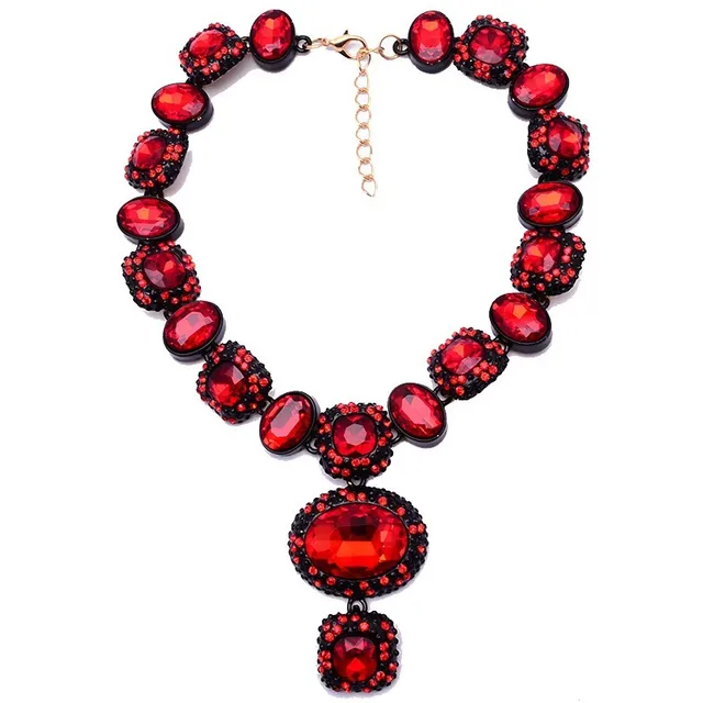 charm luxury multi color beaded crystal chokers necklaces