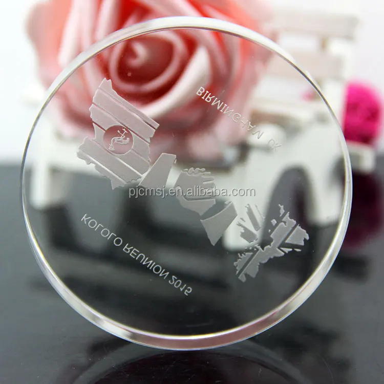 free sample clear acrylic paperweight/ clear crystal paper