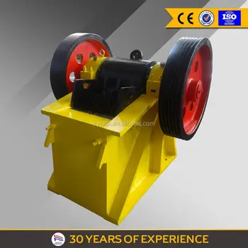 High Crushing Ration Carbon Stone PE250X500 Mini Jaw Crusher