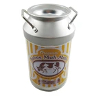 Produce hot food grade vintage round milk candy metal tin