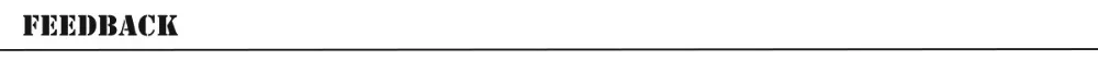 feedback