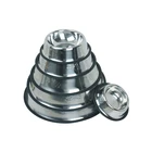 Non Skid Non Spill Pet Feeder Stand Stainless Steel Dog Bowl