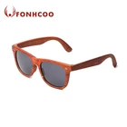 China High Quality Popular In Stock OEM Custom Logo Unisex Wood Bamboo Frame Sunglasses