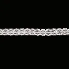 2.4 cm Korean narrow non-stretch rigid nylon white small lace trim